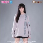 Moeyu Hatsune Miku Autumn Long Sleeve T-Shirt - Loose Fit Neon Electronic Base Layer